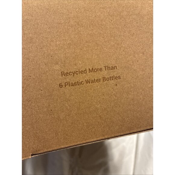 Vivaia New Solid Chocolate Brown Fabric Woven Flats Sustainable 10.5 - Picture 7 of 7